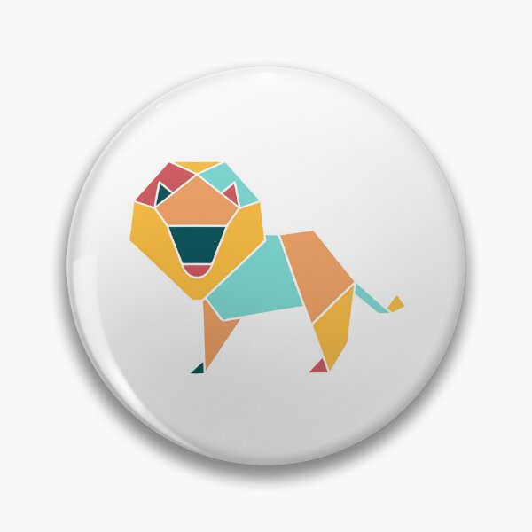 Item preview, Origami Lion - Color designed and sold by SimpleWorksSK.