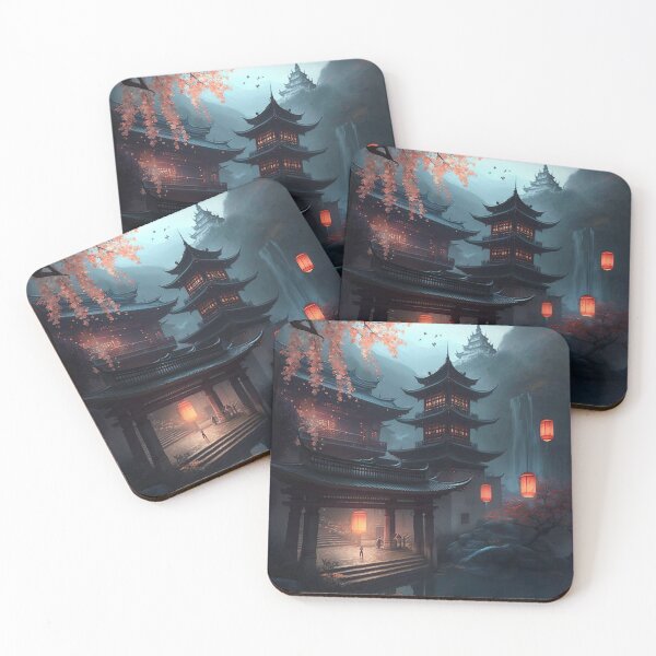 Item preview, Japansche Kunst Landschaft designed and sold by SasukiMedia.