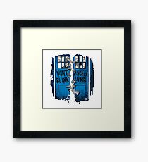 Doctor Who Framed Print