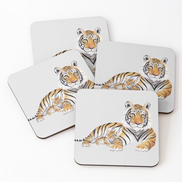 Item preview, Tiger and cub designed and sold by OrsyniArt.