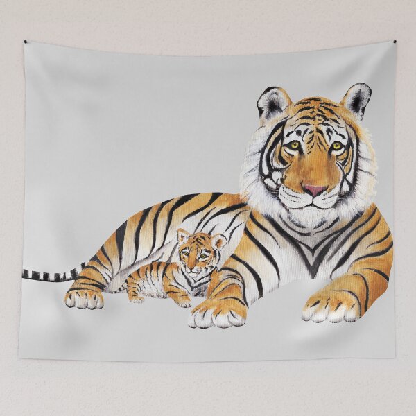 Item preview, Tiger and cub designed and sold by OrsyniArt.