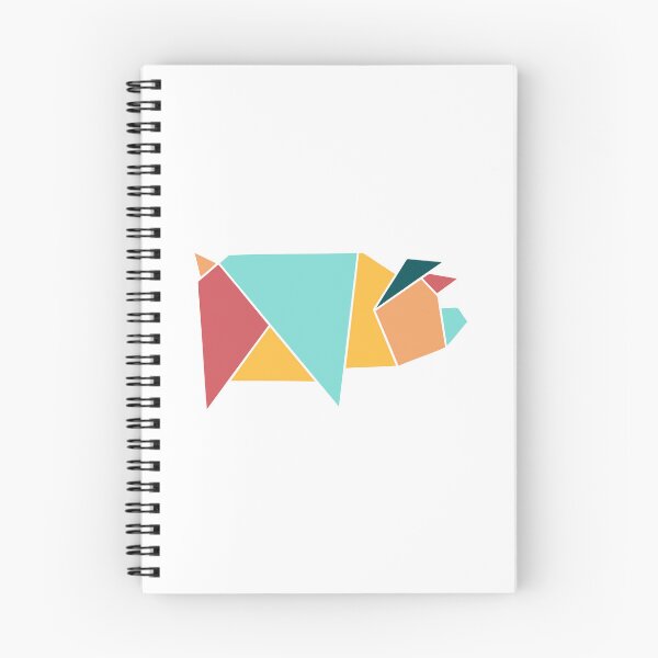 Artikelvorschau, Origami Pig - Color entworfen und verkauft von SimpleWorksSK.