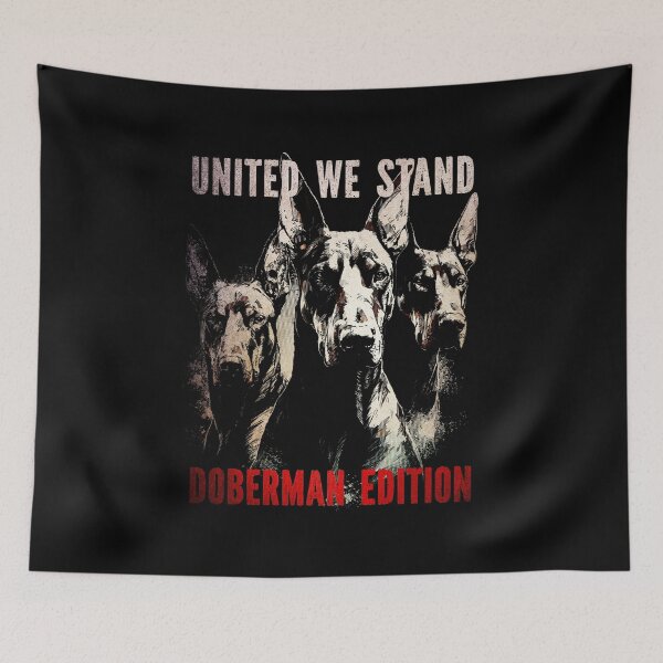 Item preview, United We Stand – Doberman Edition | Doberman Trio Perfect Gift For Doberman Lover designed and sold by MadeByRobots.