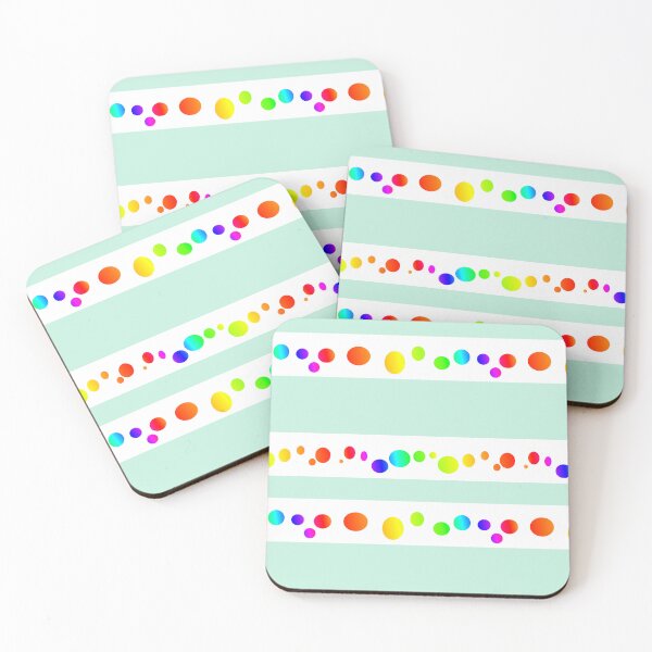 Item preview, Cheerful rainbow soft green | Rainbow soft green circles and lines designed and sold by lausn.