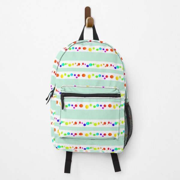 Item preview, Cheerful rainbow soft green | Rainbow soft green circles and lines designed and sold by lausn.