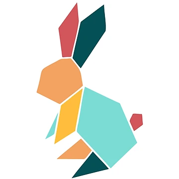 Artwork thumbnail, Origami Rabbit - Color by SimpleWorksSK