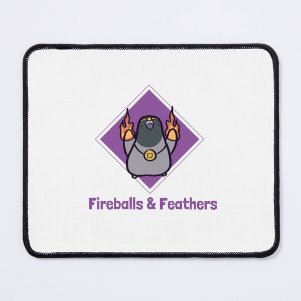Item preview, Fireballs & Feathers Pigeon Sorcerer Class designed and sold by ThumboArtBumbo.