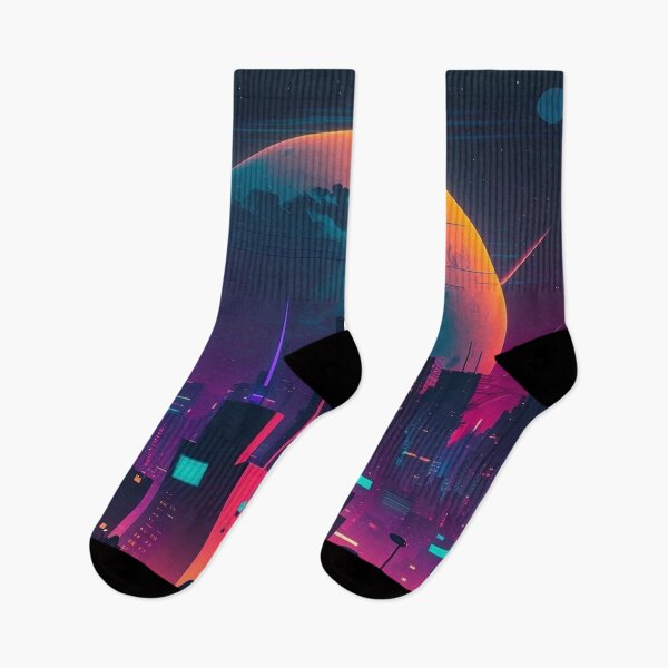 Item preview, Neon night landscape designed and sold by Arts.Lifes   .Styles.