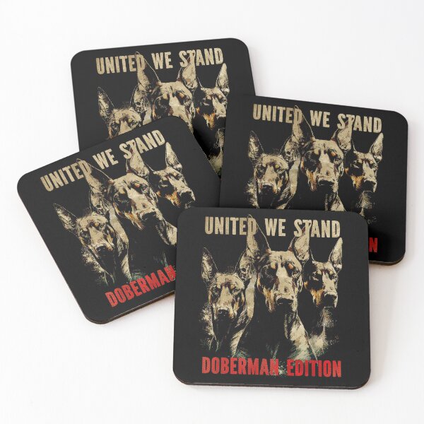 Item preview, United We Stand – Doberman Edition | Doberman Trio Perfect Gift For Doberman Lover designed and sold by MadeByRobots.
