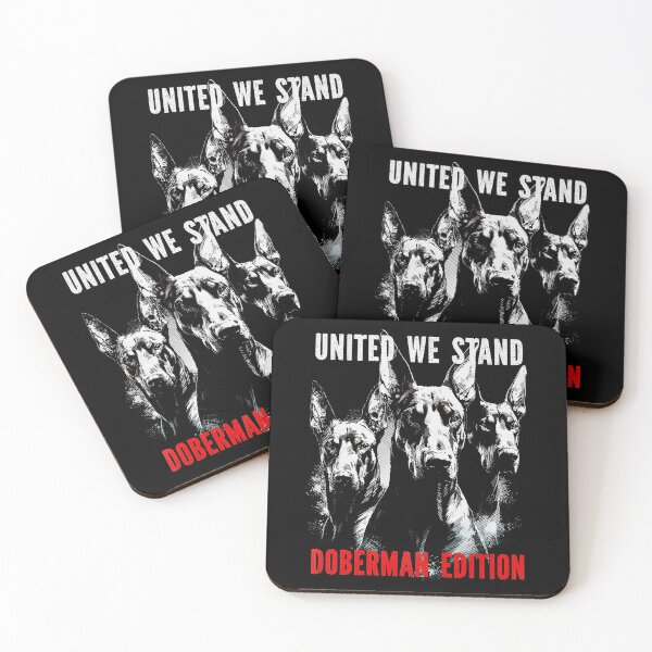 Item preview, United We Stand – Doberman Edition | Doberman Trio Perfect Gift For Doberman Lover designed and sold by MadeByRobots.