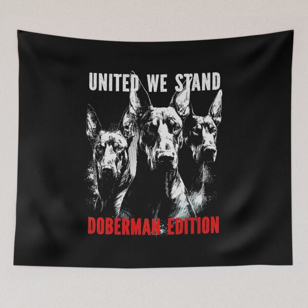 Item preview, United We Stand – Doberman Edition | Doberman Trio Perfect Gift For Doberman Lover designed and sold by MadeByRobots.