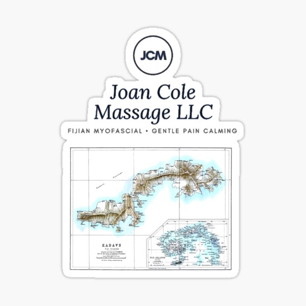 Joan Cole Massage - Fiji Sticker