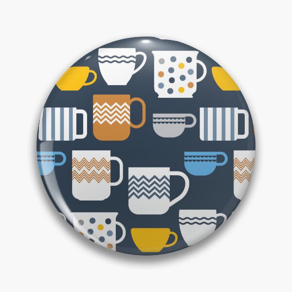 Item preview, Pretty mug cups - navy  designed and sold by LaBelleMaison.