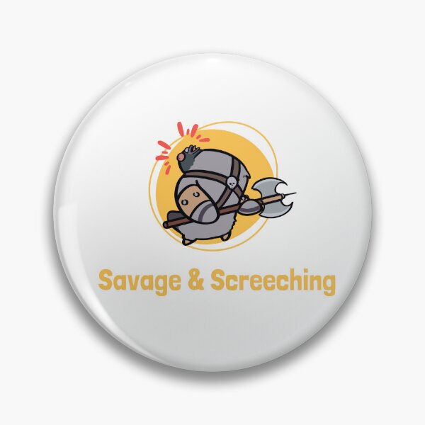 Item preview, Savage and Screeching Pigeon Barbarian Class designed and sold by ThumboArtBumbo.