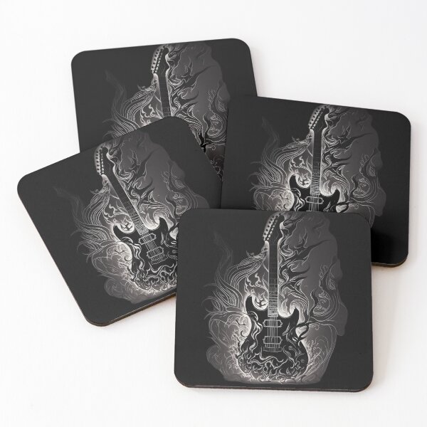 Item preview, Guitar Black Silhouette Band Design designed and sold by EternalDelight1.