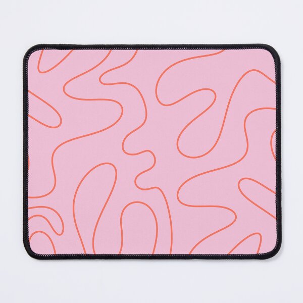 Item preview, Squiggle Abstract Pattern Pink and Orange designed and sold by kierkegaard.