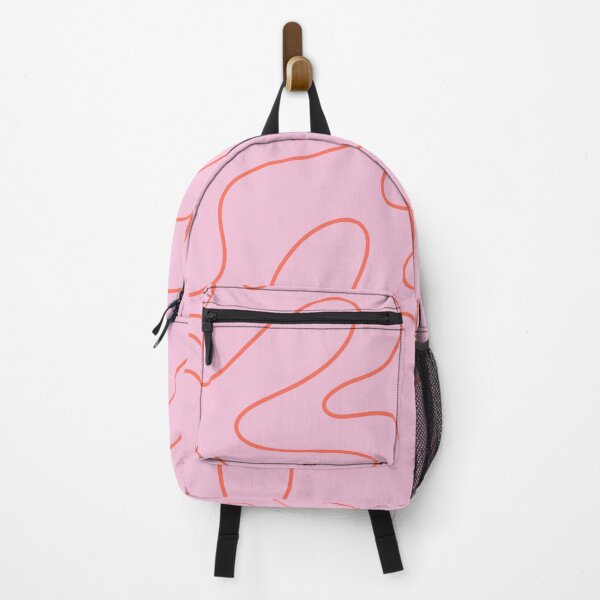 Item preview, Squiggle Abstract Pattern Pink and Orange designed and sold by kierkegaard.