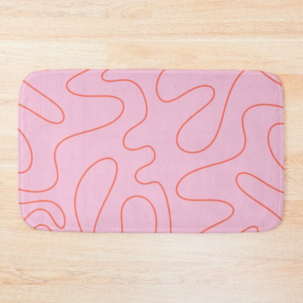 Item preview, Squiggle Abstract Pattern Pink and Orange designed and sold by kierkegaard.