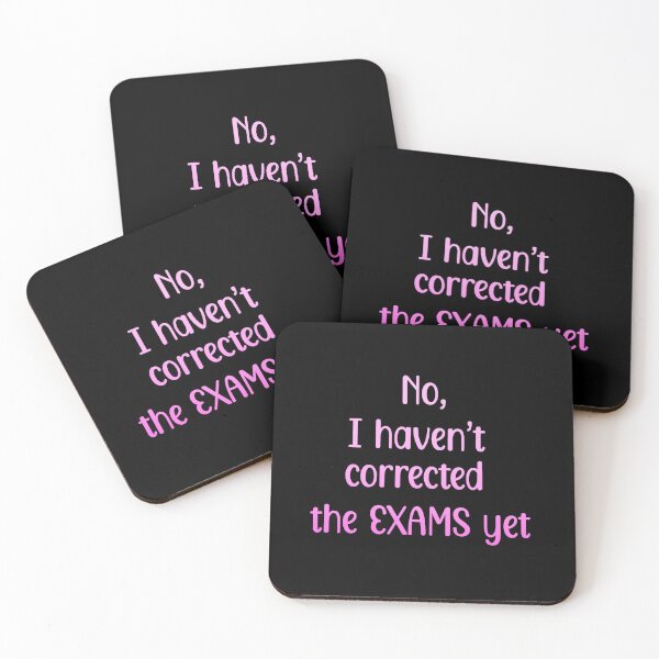 Item preview, no, I havent corrected the exams yet (pink)- for teachers, educators designed and sold by EmeraldeaArt.