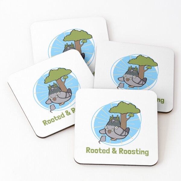 Item preview, Rooted & Roosting Pigeon Druid Class designed and sold by ThumboArtBumbo.