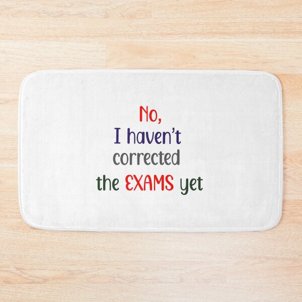 Item preview, no, I havent corrected the exams yet (multicolored) - for teachers, educators designed and sold by EmeraldeaArt.