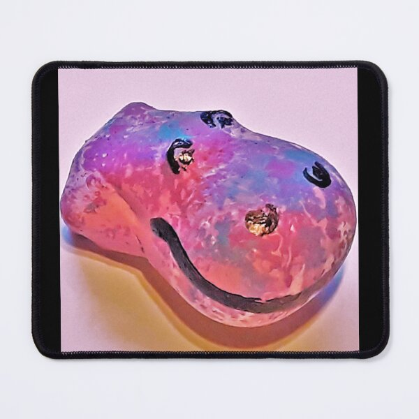Item preview, Hippo Stone Pink designed and sold by craftsbydaphy.