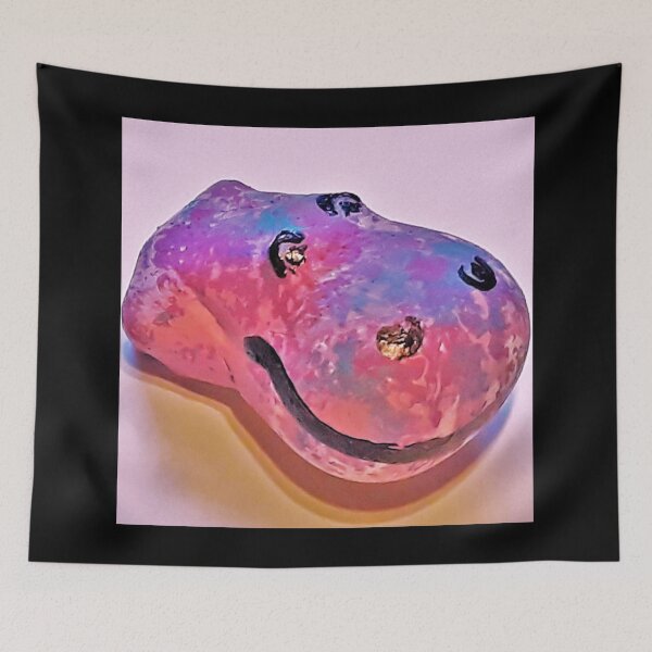 Item preview, Hippo Stone Pink designed and sold by craftsbydaphy.