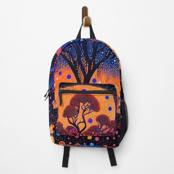 Item preview, Two Trees Aboriginal Dot Painting Artwork Nature designed and sold by Michael Voyler.