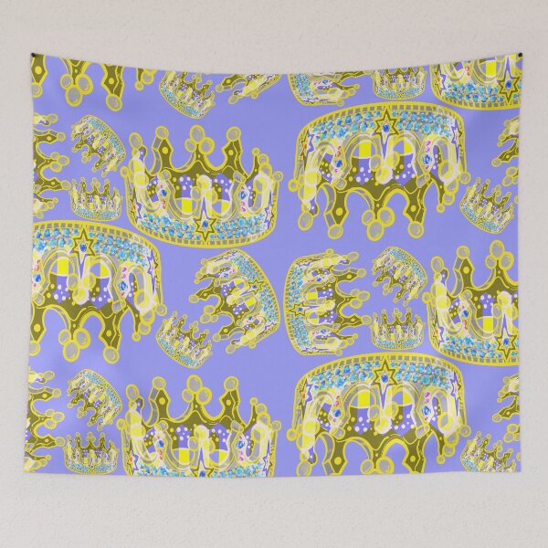 Item preview, KINGS CROWN PERIWINKLE designed and sold by GIVENGRACE.ART.