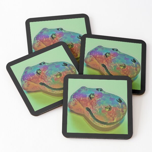 Item preview, Hippo Stone Rainbow designed and sold by craftsbydaphy.