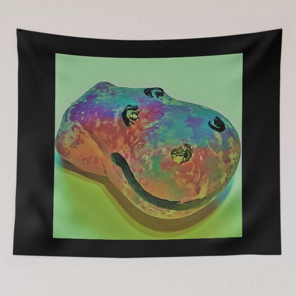 Item preview, Hippo Stone Rainbow designed and sold by craftsbydaphy.