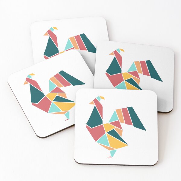 Item preview, Origami Rooster - Color designed and sold by SimpleWorksSK.