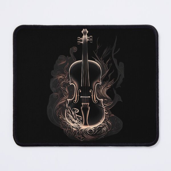 Item preview, Violin viola Brown Golden Band Design simple stunning designed and sold by EternalDelight1.