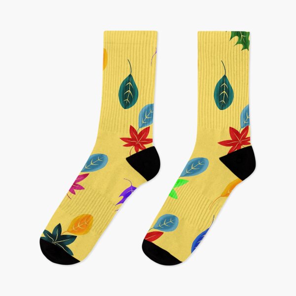 Item preview, Yellow Multi colour leaf design designed and sold by Mahi85.