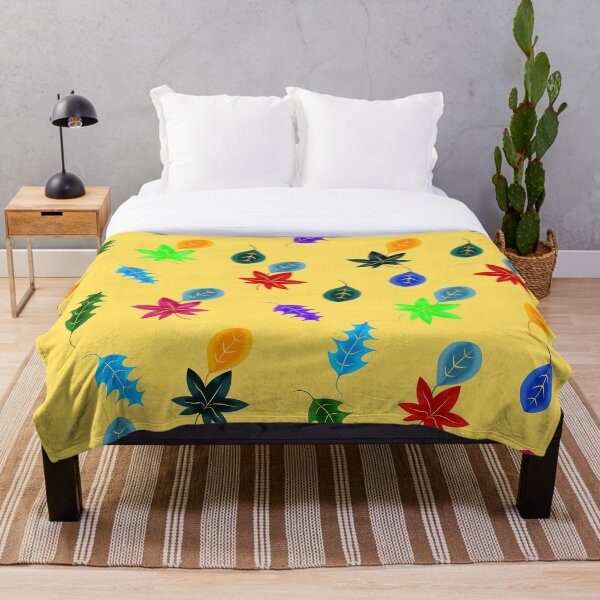 Item preview, Yellow Multi colour leaf design designed and sold by Mahi85.