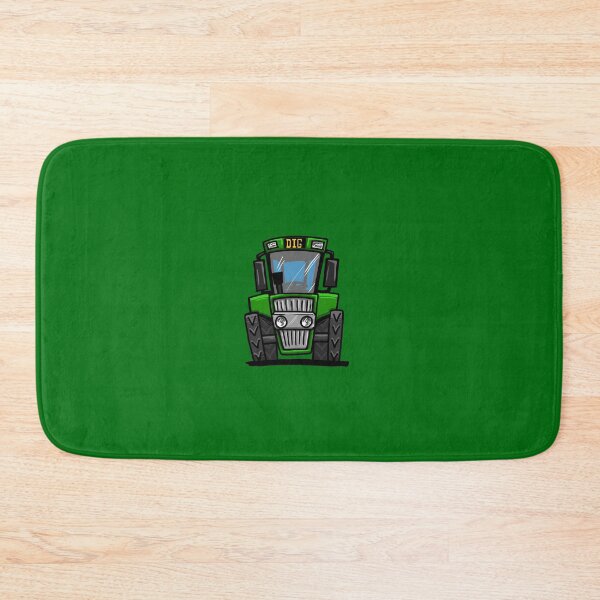 Item preview, Green Cartoon Tractor designed and sold by Yeomans Cartoons.