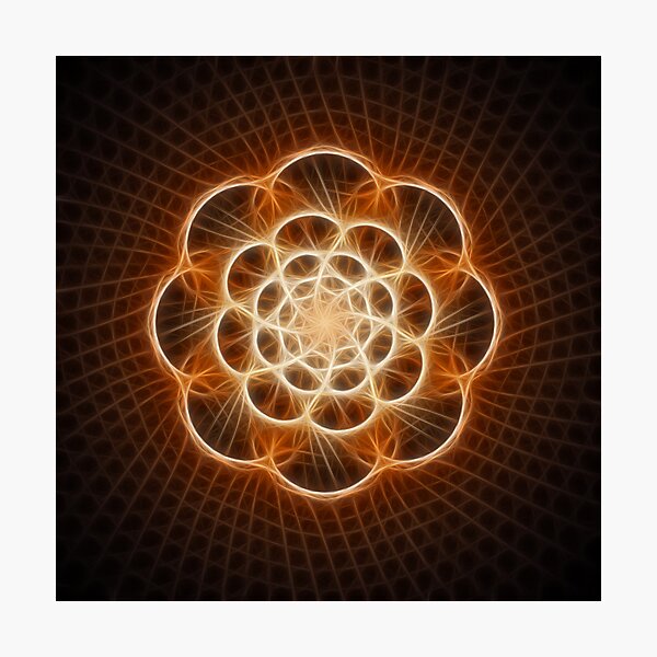 cosmic flower Photographic Print