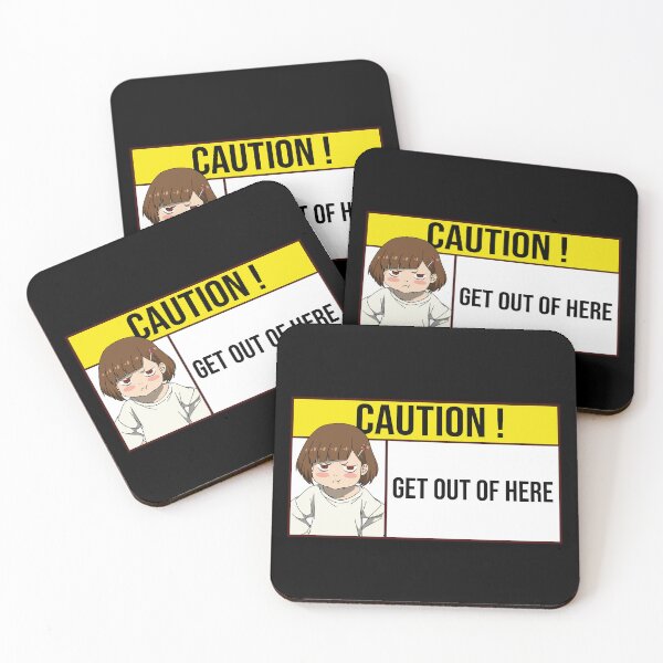 Item preview, Get out of here caution sign cute miri designed and sold by Semzig.
