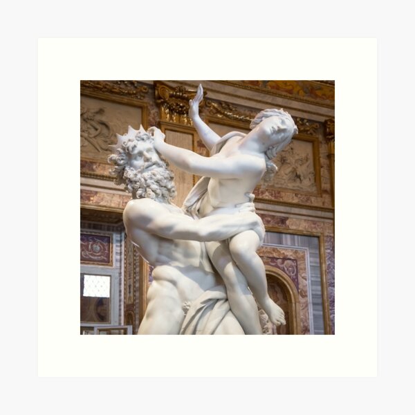 Item preview, Gian Lorenzo Bernini - Il ratto di Proserpina  - The Rape of Proserpina - 1622 designed and sold by Paolo Modena Photography    -   Fine Italian Art.