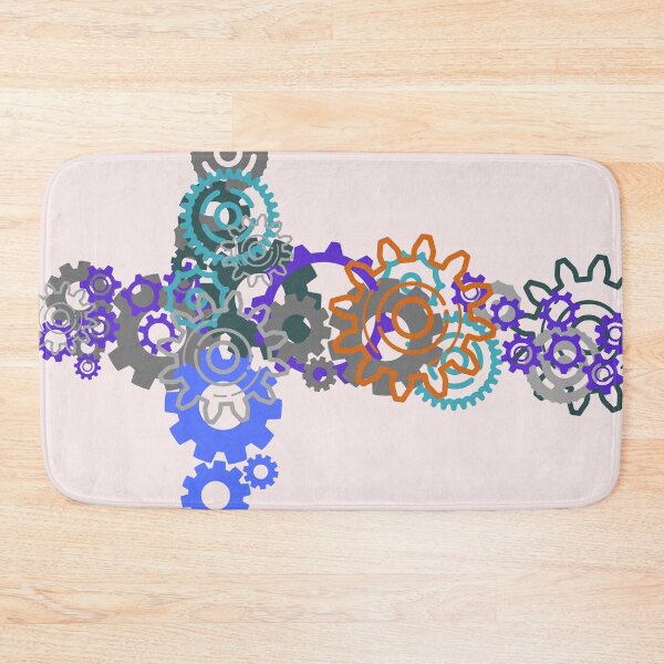 Item preview, cross of random enginees gears designed and sold by Bert Englefield.