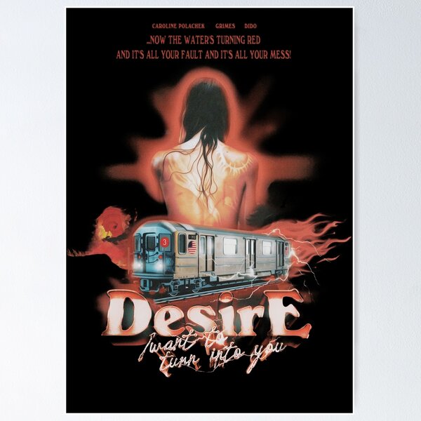 Item preview, Caroline Polachek 80's Merch - Desire I want to turn into you designed and sold by rocket9design.