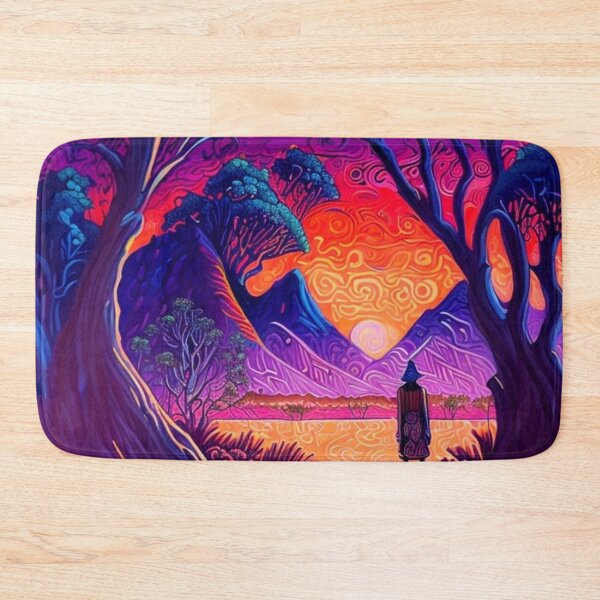 Item preview, River of Life Aboriginal Art Mountain Landscape Painting  designed and sold by Michael Voyler.