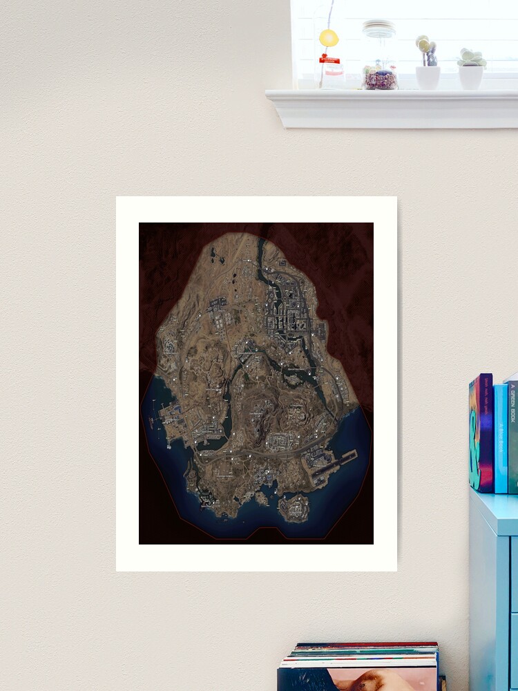 Rebirth island Map - Al Mazrah Map - Ashika island Map Poster for Sale by  jaggyboy