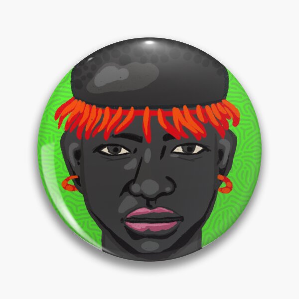 Item preview, black vibrant creative women face designed and sold by T-ShanD.