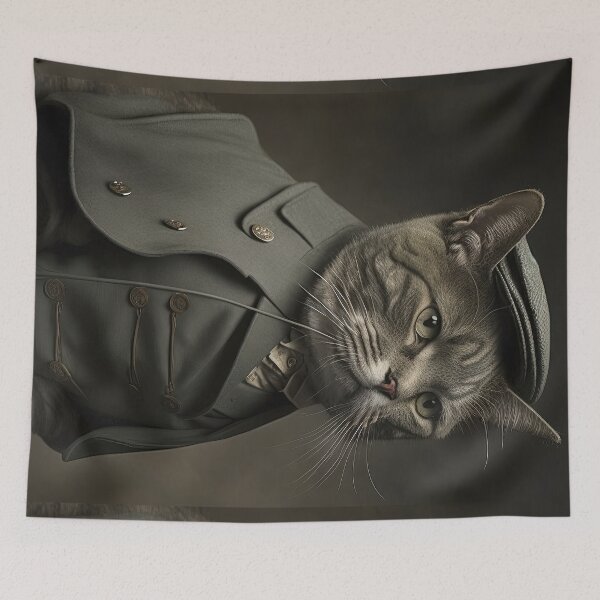 Item preview, Prestigious Cat Art designed and sold by Digital Mindscape.