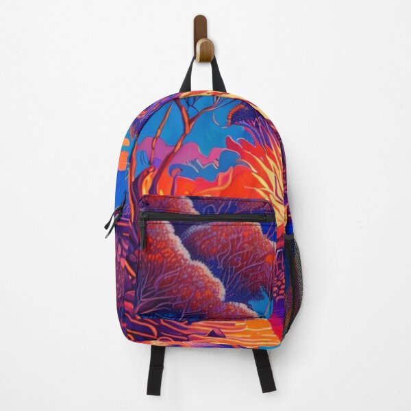 Item preview, Aboriginal Village on Riverbank Landscape Indigenous Art designed and sold by Michael Voyler.