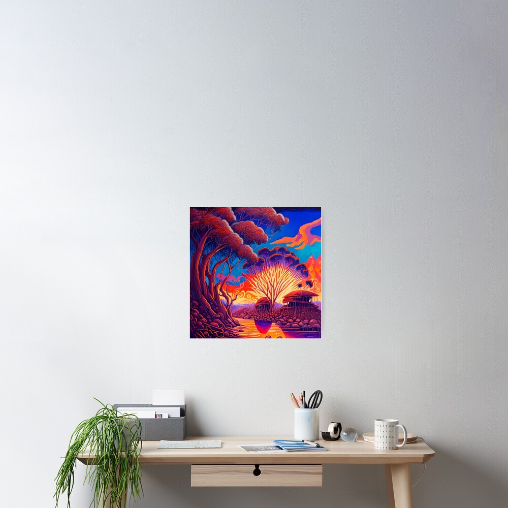 Vista previa del artículo con la obra «Póster», diseñado y vendido por Voyle.