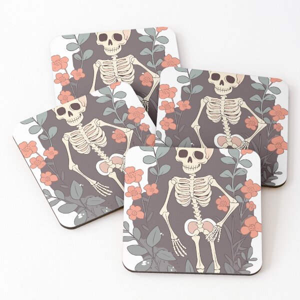 Item preview, Skelly and Flowers designed and sold by Gosetsu.