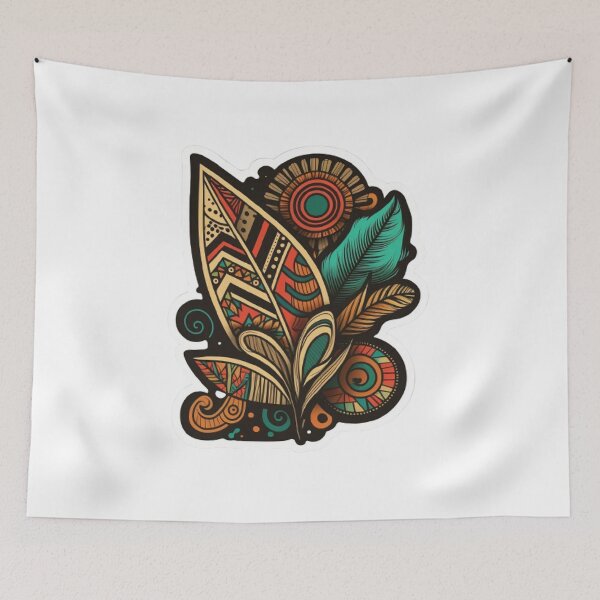 Item preview, Ethnic Doodle Pattern designed and sold by TekunawArt.