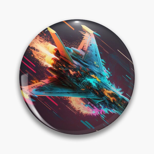 Item preview, Neon Fighter Jet 1 designed and sold by AstroRisq.